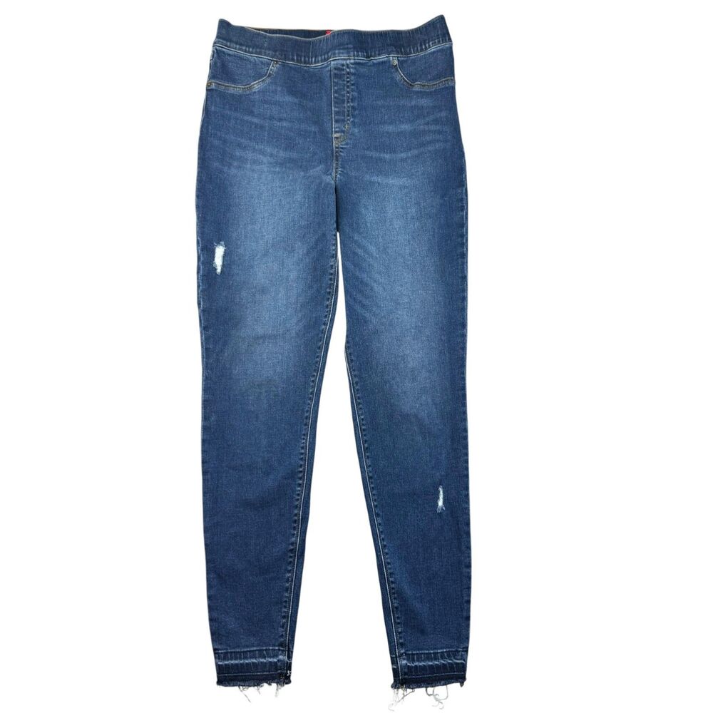 Spanx Jeans Women's Extra Large Blue Pull-On Skinny Stretch Jeggings High Rise